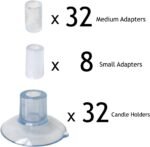 Birthday Suction Cup Holders - Easily Stick to Any Cake Cover, Washable and Reus... - Image 3