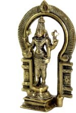 eSplanade Brass Lord Balaji Moorti Murti Idol Statue Praying Idol for Pooja - Vi... - Image 4