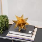 Braxio Modern Style Indoor Home Decor - Resin Gold Multi-Angle Stars Abstract Ge... - Image 3