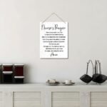 Nurse's Prayer Sign, Decorative Hanging Wood Plaque for Wall, Rustic Wall Wall S... - Image 6