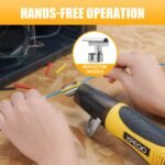 350W Mini Heat Gun for Crafting with 2 Nozzles,Hot Air Gun Dual Temp Settings 39... - Image 5