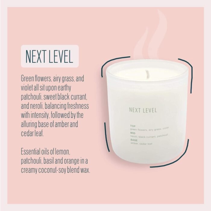Studio Oh! Scented Candle with Essential Oils and Fragrance-Infused Coconut-Soy ... - Image 6