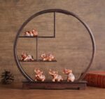 Mose Cafolo Set of 6pcs Feng Shui Gold Color Small Elephant Statues Figurine Hom... - Image 4