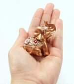Mose Cafolo Set of 6pcs Feng Shui Gold Color Small Elephant Statues Figurine Hom... - Image 8