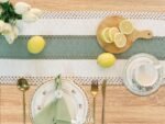 FEXIA Sage Green Table Runner 72 Inches Long with Tassels Boho Macrame Farmhouse... - Image 4