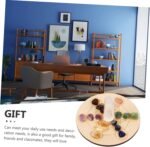 Vaguelly 1 Set Natural Crystal Column Divination Board with Chakra Stones Decora... - Image 4