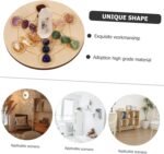 Vaguelly 1 Set Natural Crystal Column Divination Board with Chakra Stones Decora... - Image 6