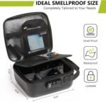 OZCHIN Smell Proof Portable Protection Hard EVA Bag With Combination Lock Bag St... - Image 6