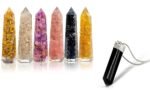 Healing Orgonite Crystal Wand Set of 6 – 3.5” Amethyst, Tiger’s Eye, Rose Quartz... - Image 3