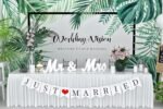 VIOPVERY Mr and Mrs Sign for Wedding Table,Large White Mr and Mrs Sign,Wooden Le... - Image 4