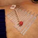 ARO VATIKA Chakra Tuning Fork Set with Activator - 7 Aluminum Forks for Energy H... - Image 4
