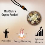 Amazing Gemstone Orgone Pendant with Seven Chakra Crystal and Chakra Metatron Cu... - Image 5