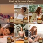 4 Pack Candles for Home Scented Candles Clearance, Aromatherapy Candle Gifts for... - Image 6