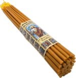 33 PCS Holy 100% Natural Beeswax Taper Candles Blessed Jesus Christ Church from ... - Image 3