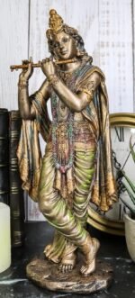 Ebros Gift 10" Tall Supreme Hindu God Lord Krishna Avatar of Vishnu Playing Flut... - Image 5