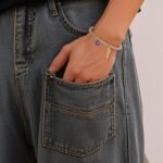 Kvekstio Evil Eye Lucky Bracelet for Women, Good Luck Amulet Friendship Gift, Go... - Image 5