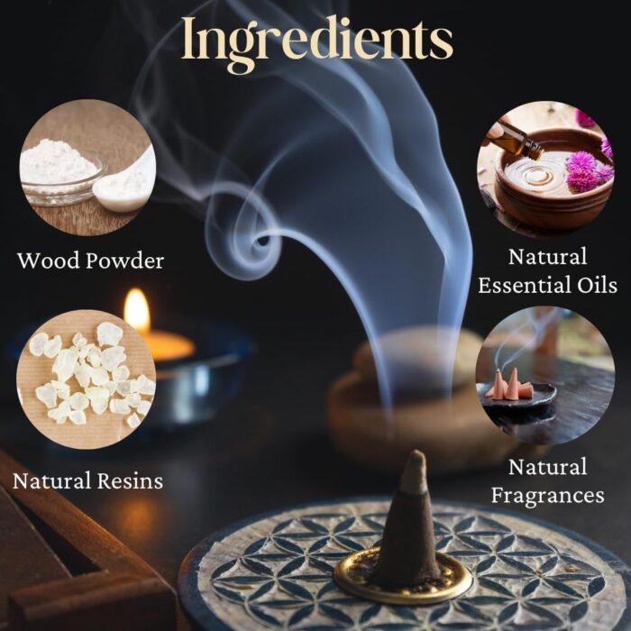 Bless-International White Sage 100%-Natural-Incense-Cones Handmade-Hand-Dipped O... - Image 6