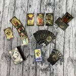 SUNHHX Tarot Cards Set, 78 Deck PVC Waterproof with Gold Foil Classic Cards and ... - Image 4