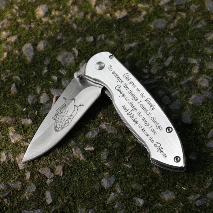 Engraved Christian Scripture Gifts Utility Tool for Men,Bible Verse Catholic Con... - Image 4