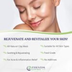 Essential Living: Bentonite Clay Powder - All-Natural DIY Skin Care Facial Mask ... - Image 4
