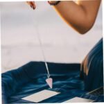 Toyvian Wooden Pendulum Necklace Chakra Balancing Decor Divination Board Creativ... - Image 4