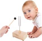 1set Tuning Fork for Healing Chakra Sound Therapy Meditation Tools Wooden Resona... - Image 10