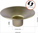 Hyoola Candle Drip Protectors Reusable Metal Candlestick Liners - Safety Pin Hol... - Image 4