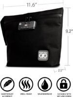 HELMET HEAD Smell Proof Bag with Dual-Access Lock and Key, 11.6" x 9.2" Stash Ba... - Image 4
