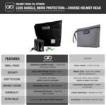 HELMET HEAD Smell Proof Bag with Dual-Access Lock and Key, 11.6" x 9.2" Stash Ba... - Image 5