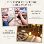 Prayer Bowl with 24 Blessing Cards, Farmhouse Wooden Heart Prayer Bowls with Eng... - Image 5