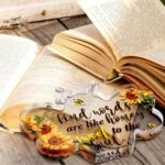 Yulejo Christian Bible Verses Acrylic Decor Christmas Christian Gift for Woman P... - Image 3