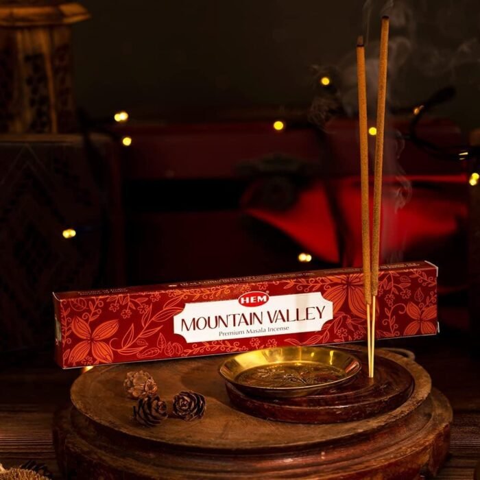 HEM Premium Mountain Valley Masala Incense Sticks | Pure Herbs, Wood Powder | Ar... - Image 7