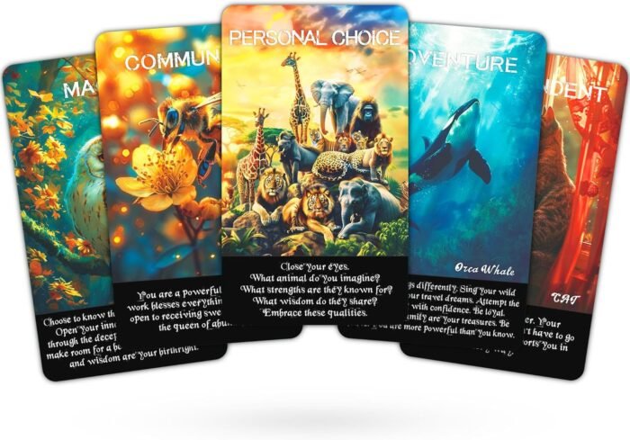 SOULGIST Spirit Animals Oracle Cards for Intuition, Healing Oracle Deck, Spiritu... - Image 5