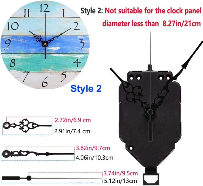 Quartz Pendulum Clock Movement DIY Wall Mechanism Repair Parts Replacement with ... - Image 5