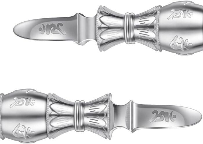 1PC Vajra Scepter with Engraved Bodhisattva Blessing Mantras, Dispelling Evil Sp... - Image 4