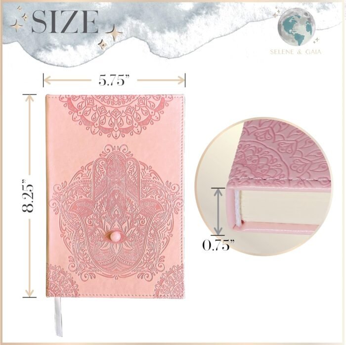 Selene & Gaia, Pink Notebooks for Women, Pink Journals for Girls, Spiritual Note... - Image 9