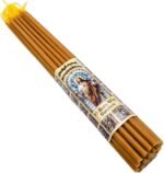 33 PCS Holy 100% Natural Beeswax Taper Candles Blessed Jesus Christ Church from ... - Image 2
