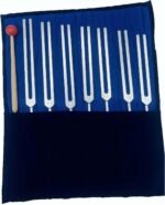ARO VATIKA Chakra Tuning Fork Set with Activator - 7 Aluminum Forks for Energy H... - Image 2