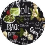 Andreas Silicone TR-903 Chalk Herb Non-Slip 8" Trivet/Pot Holder/Hot Pad, 100% C... - Image 2