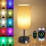 Ascher RGB Table Lamp Color Changing - 3 Color Temperatures and Stepless Dimmabl... - Image 2