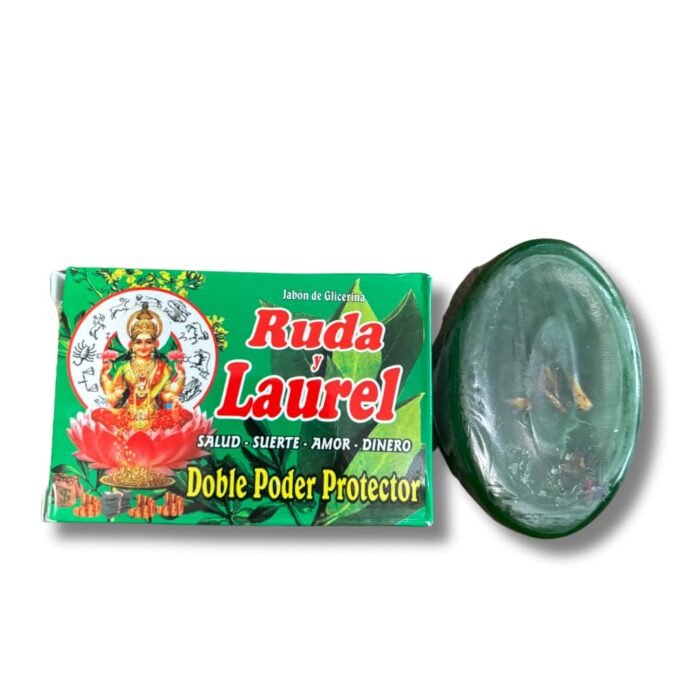 Bayleaf and Rue Soap Bar, Jabon de ruda y laurel, for Good luck, love, money and... - Image 2