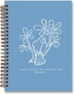 Blue Christian Bible Notebook,Christian Flower Notebook for Women,Bible Notebook... - Image 2