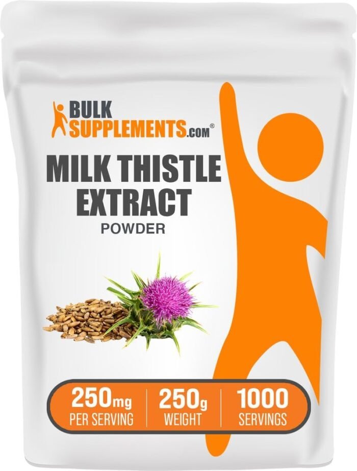BulkSupplements.com Milk Thistle Extract Powder - Herbal Supplement, Milk Thistl... - Image 2