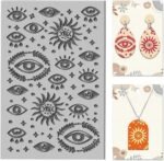 CHGCRAFT Sun Star Eyes Pattern Clay Texture Mat Mysterious Divination Patterns P... - Image 2