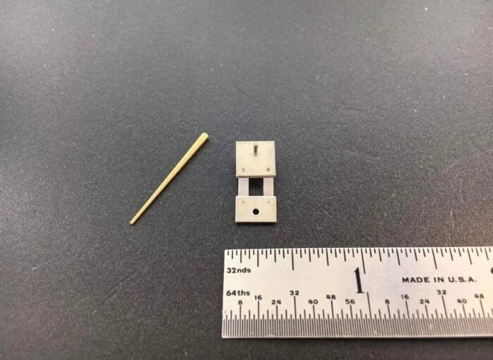 Clock Pendulum Suspension Spring with Tapered Pin Grandfather Clock Parts Pendul... - Image 2