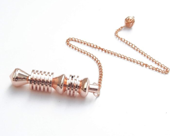 Copper Metal Designer Openable Egyptian Ring Pendulum for Dowsing & Divination. - Image 2