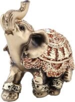 Eleph Statue, Auspicious Feng Shui lden Eleph Sculpture, Eleph Sculpture Home De... - Image 2