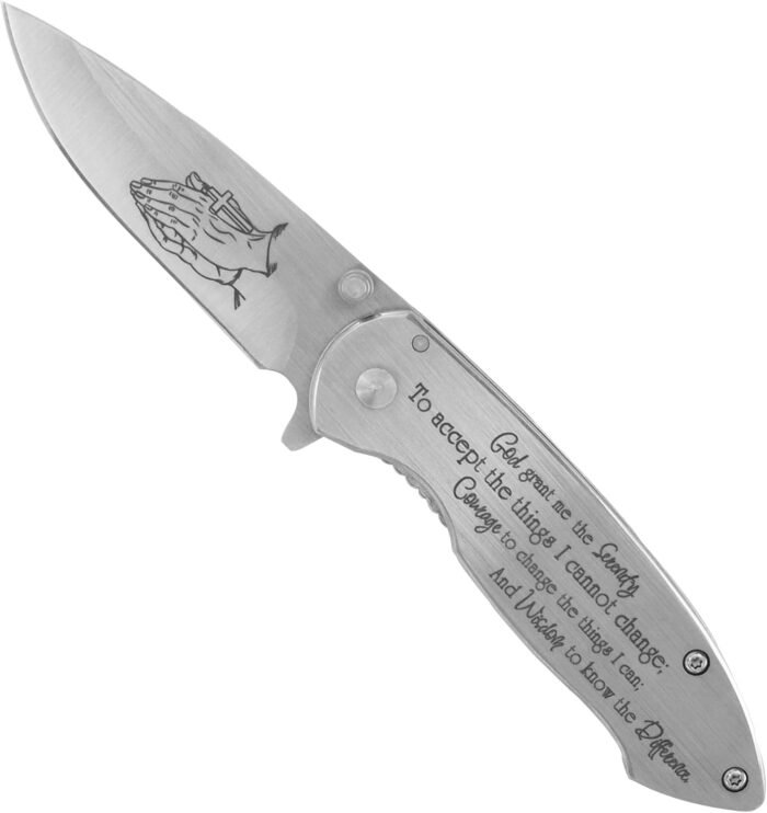 Engraved Christian Scripture Gifts Utility Tool for Men,Bible Verse Catholic Con... - Image 2
