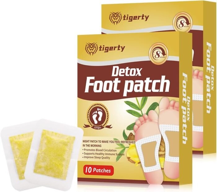 Foot Patch Pad for Deep Cleansing | Natural Bamboo Vinegar Ginger Powder Foot Ca... - Image 2