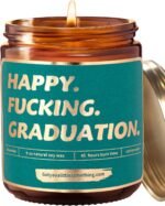Funny Graduation Gift - Happy Graduation Scented Candle - Appreciation Gifts for... - Image 2